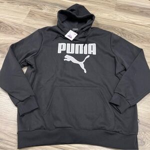 Puma Matrix Hoodie Fleece Pullover Black/White Men’s Size 2XL NWT